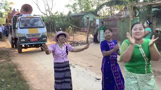 အလှူ့ဒါယိကာကြီး ဦးဝင်းဆိုင်အလှူ့ဒါယိကာမ​ဒေါ်ခင်သန်းမြင့် မိသားစုတို့၏အလှူ​တော်မင်္ဂလာ 24-3-2023