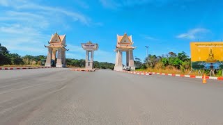 Driving from Kampot to Top of the Bokor hill ( No talk )