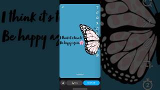 Beautiful butterfly 🦋 snap streak✨🌸 ideas 💡 #youtubeshorts #snapchatstreak #ideas #aesthetic