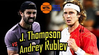 Andrey Rublev vs Jordan Thompson Highlights | World Tennis League 2024