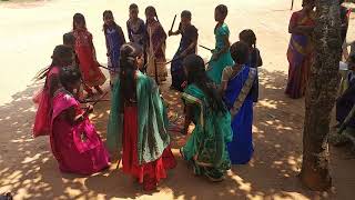 Bathukamma kolatam at CPS Amrabad