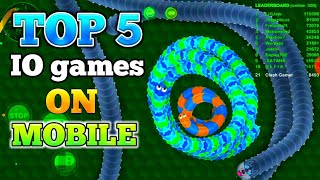 BEST IO GAMES FOR ANDROID!//TOP 5 IO GAMES THAT CAN YOU PLAY ON MOBILE