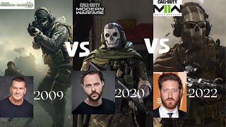 Jeff Leach vs Samuel Roukin Voice as Ghost | Ghost voice Comparison Call of Duty Modern Warfare II