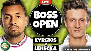 KYRGIOS vs LEHECKA | ATP BOSS Open, Stuttgart | LIVE Tennis Play-by-Play GTL Stream