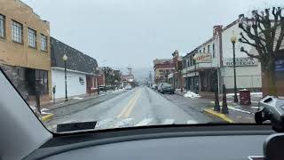 Driving through Moundsville, WV