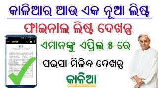 କାଳିଆ ଯୋଜନାରେ ଫାଇନାଲ ଲିଷ୍ଟ ଆସିଲା ଦେଖନ୍ତୁ | How To Check/See Kalia Yojana Final List(Phase-3)