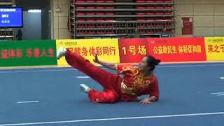 2014年全国武术套路冠军赛（传统项目）女子其它象形拳 ；吴灵芝（浙江）第一名 在线视频观看 土豆视频 2014年全 002 吴灵芝（浙江