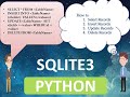 Python - How to use Sqlite3 database -Part2