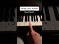 Faded in the easiest way possible 🎹#piano #alanwalker #faded #music #pianolessons #trythis