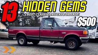 Hidden Treasures: 13 Classic Trucks Worth Buying!