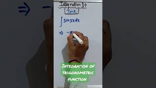 Integration of trigonometric function
