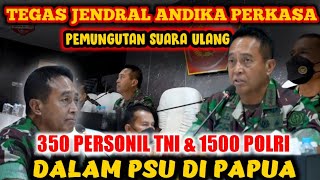 Panglima TNI Tindak tegas Kelompok KKB yang coba ganggu PSU di Papua || PSU PAPUA