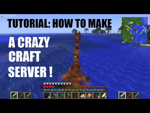 TUTORIAL: How to Make a Crazy Craft Server ! TUTORIAL: How to Make a Crazy Craft Server !