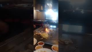 FIRE TRICK FUEGO AT BENIHANA JAPANESE HIBACHI RESTAURANT