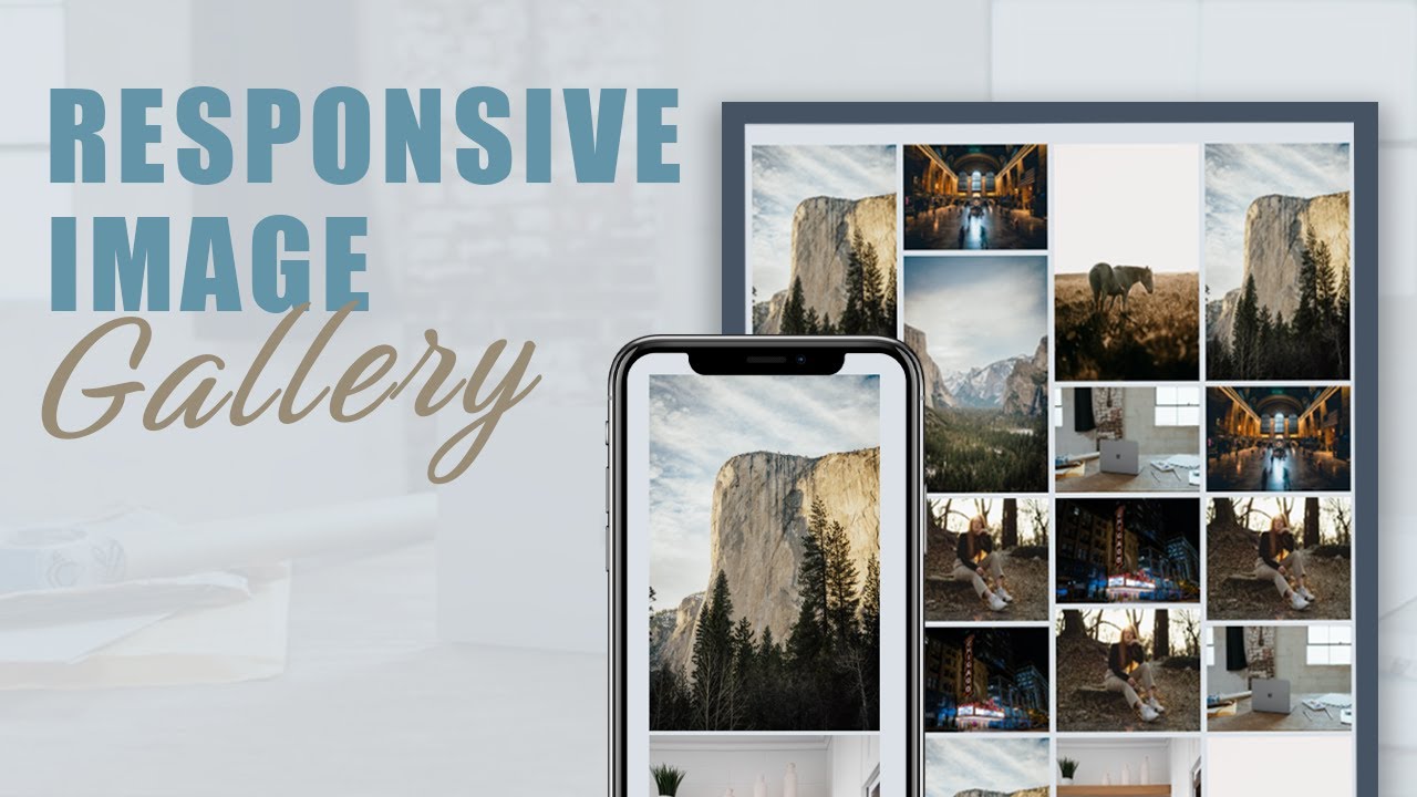 How To Create Responsive Image Gallery Using CSS - YouTube