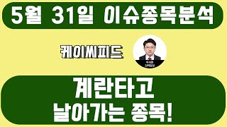 케이씨피드(025880) - 계란타고 날아가는 종목!