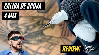 Maquina de TATUAR Inalambrica + RCA | BRONC V1 TATTOO machine REVIEW | Lineas Color Sombras 3RL