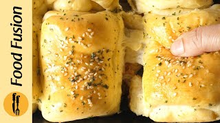 Chicken Cheese Dinner Rolls Recipe by Food Fusion (Ramzan Special Recipe)