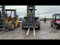 2016 case 588h rough terrain forklift