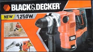 Black and Decker KD1250K Percussion Drill Review 1250 W