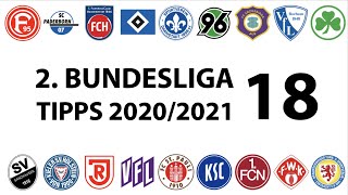 Bundesligatipps 2.Liga - 18.Spieltag - Saison 2020/2021