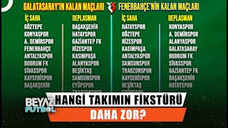 Galatasaray ve Fenerbahçe'nin Gelecek Maçları! | Beyaz Futbol