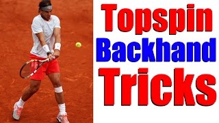 Tennis Two Handed Backhand Topspin Lesson - Hit Heavy Topspin