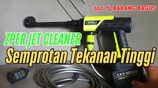 ZPER Steam Cordless Alat Cuci Semprotan Mobil atau Motor Tekanan Tinggi