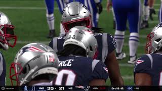 Madden Colts vs patriots