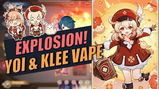 The Best Pyro Duo! Yoimiya Klee Vape Deck!!!! - Genius Invokation TCG - Genshin Impact