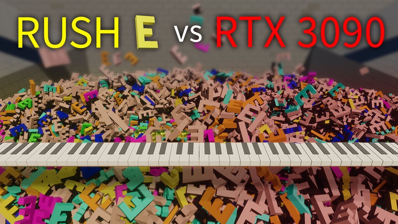 Rush E But Each Note Spawns An E Youtube