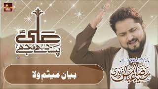 Ali Pasand Hai Mujhe | 13 Rajab New Manqabat Status 2021 | Syed Raza Abbas Zaidi | Mola Ali Manqabat