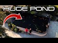 STUNNING 11,500 GALLON POND WITH AMAZING KOI COLLECTION 👀