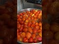 boiling tomato for tomato paste￼