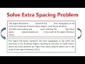 How to Solve Extra Spacing Problem in MS Word  |Remove Extra Space