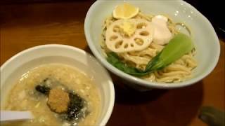 【今日の昼飯】 小川町 鶏ラーメンTOKUの「鶏塩つけ麺（中盛）」 800円