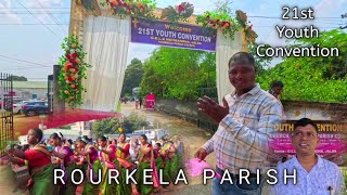 21st youth convention 10/11/2024//gel church rourkela parish jalda @soyvlogs