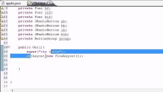 Java Programming Tutorial 66 JRadioButton