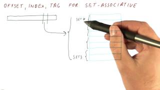 Offset, Index, Tag for Set Associative - Georgia Tech HPCA Part 3