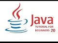 Java Beginners Tutorial- 20: Passing Parameters to Constructors and Use of 