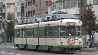 広島電鉄 貸切電車｢広電100周年記念号｣ 3100形(3101号) 千田車庫付近 2012.11