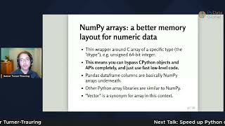 Itamar Turner-Trauring - Speed up Python data processing with vectorization | PyData Global 2022
