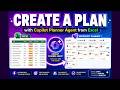 Copilot Planner (Frontier) Agent :  From Excel raw data to a fully built Planner… in 30 seconds