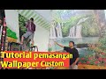 cara pemasangan wallpaper custom