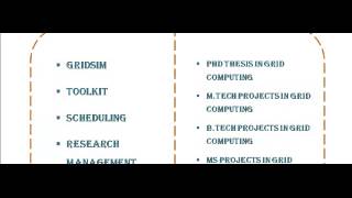 GRID COMPUTING PROJECTS IN ADELAIDE