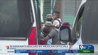 Dozens of migrants rescued in Juarez by Mexican army