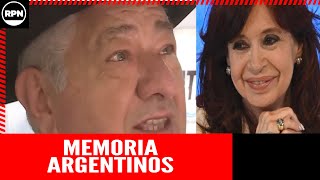 Hombre con memoria le canta la justa al pueblo argentina sobre Cristina