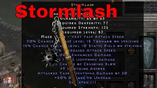 D2R Unique Items - Stormlash (Scourge)