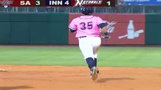 NW Arkansas' Graterol hits a double