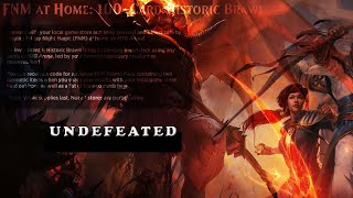 FNM 100 Card Historic Brawl - MTG - Arena - Magic the Gathering -Rakdos stopped the Show  UNDEFEATED